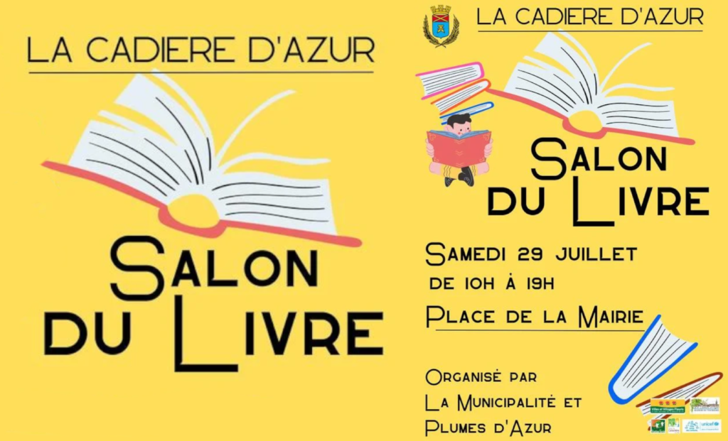 Salon du livre de La Cadière d'Azur, samedi 29 juillet