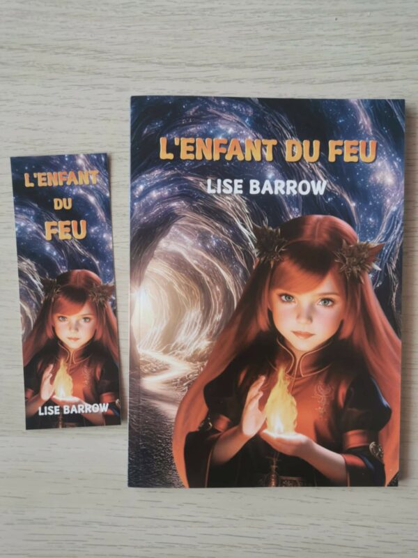 Couverture de L'Enfant du feu et son marque-page