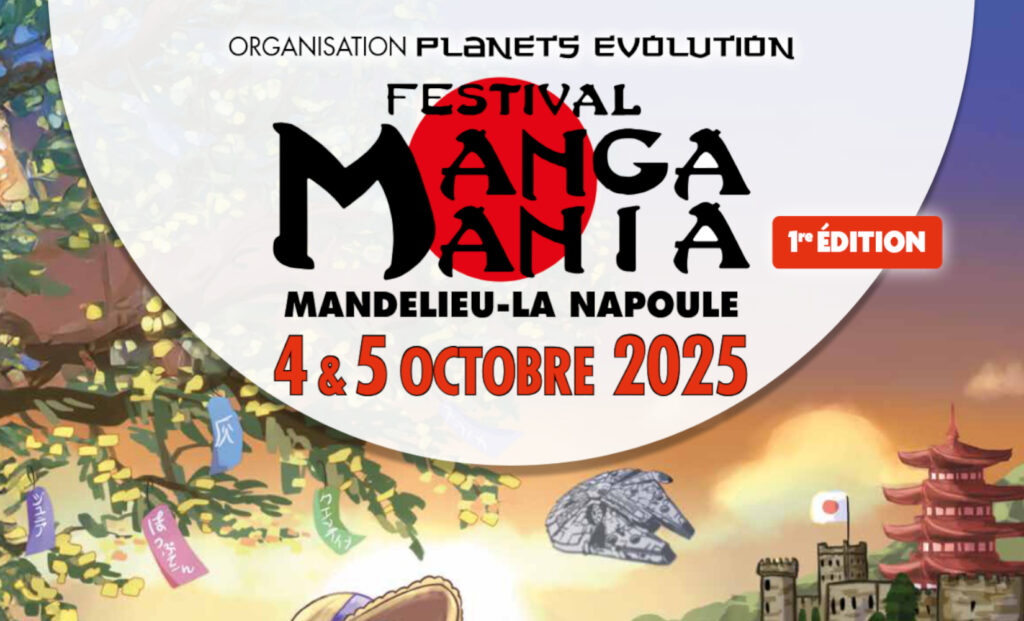 Le festival Manga Mania de Mandelieu-la-Napoule les 4 et 5 octobre
